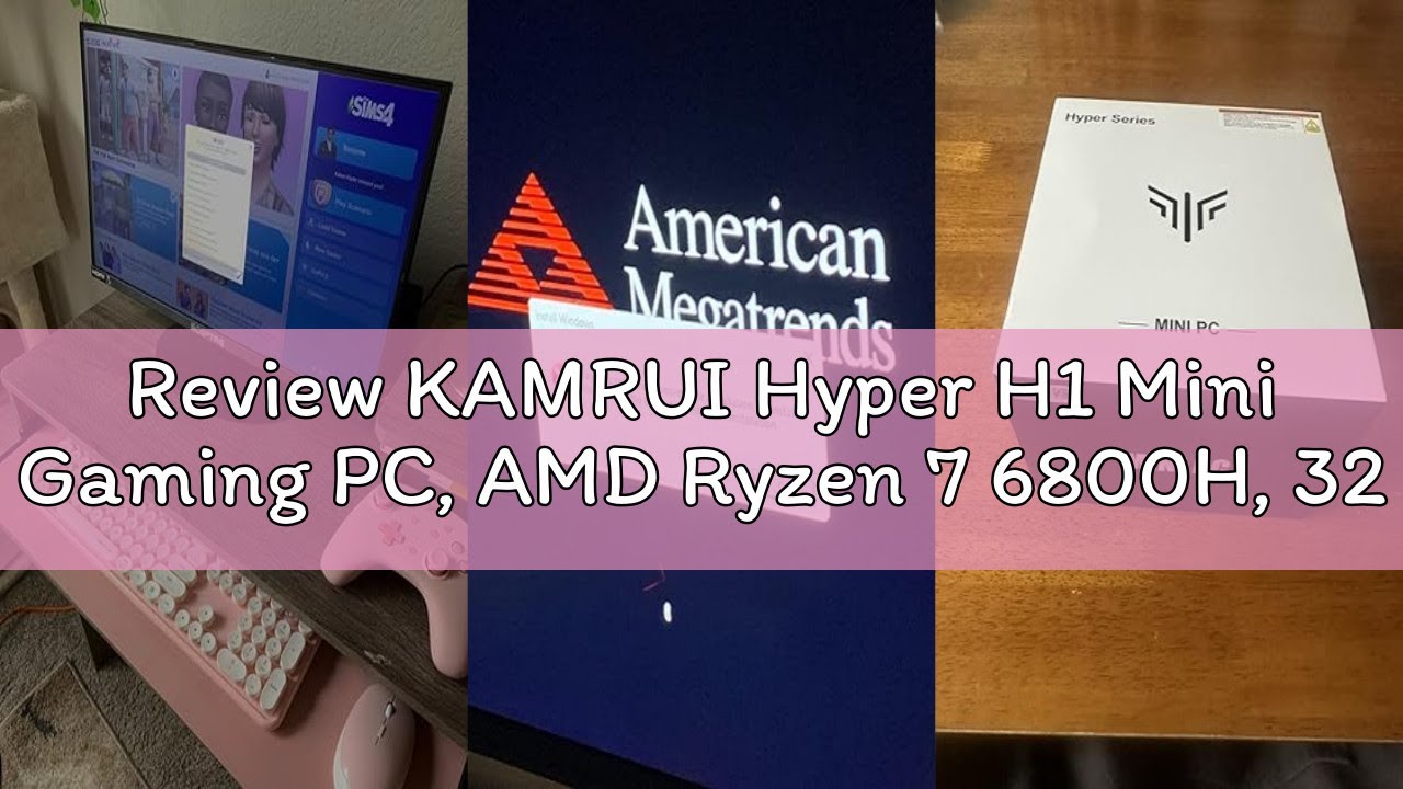 Review KAMRUI Hyper H1 Mini Gaming PC, AMD Ryzen 7 6800H, 32GB DDR5 (Upgradable, Not LPDDR) 512GB NV