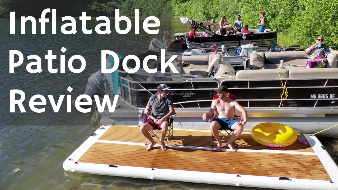 Island Hopper Patio Dock Review - Inflatable Dock for Boats and Lakes!