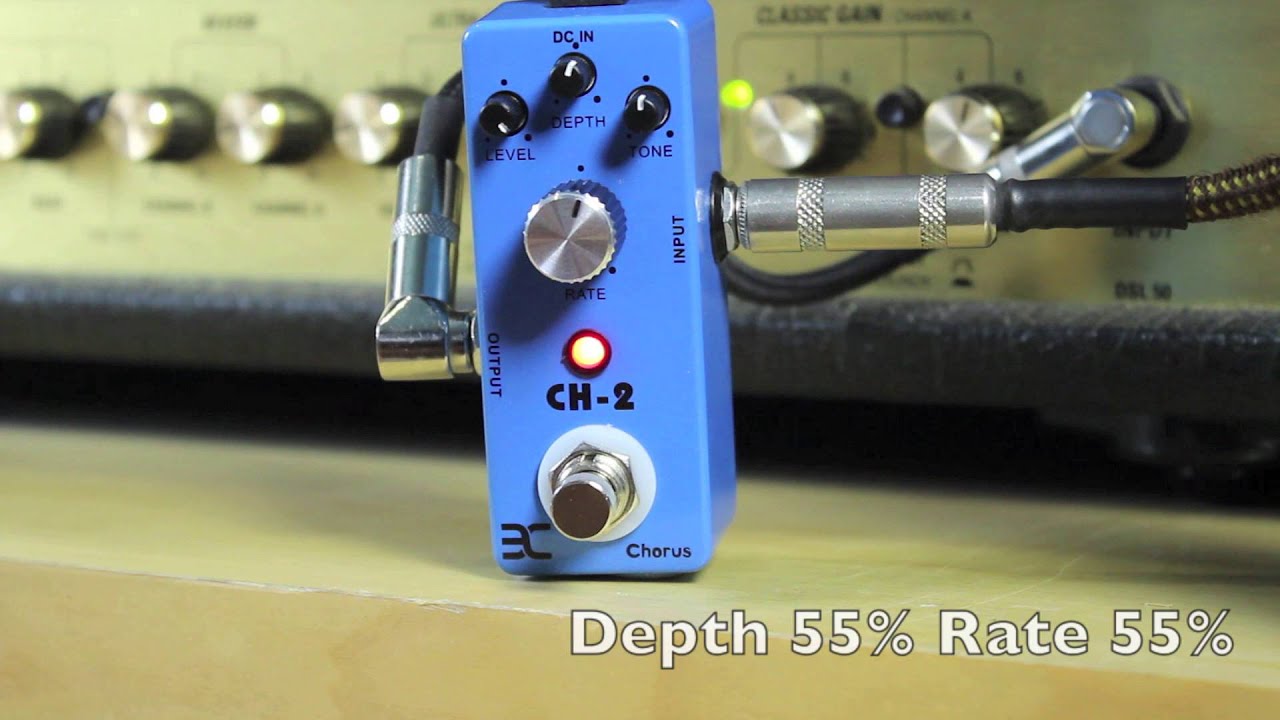 Eno Chorus CH-2 (Boss CH-2 Clone) Guitar Pedal Demo Video TC-51