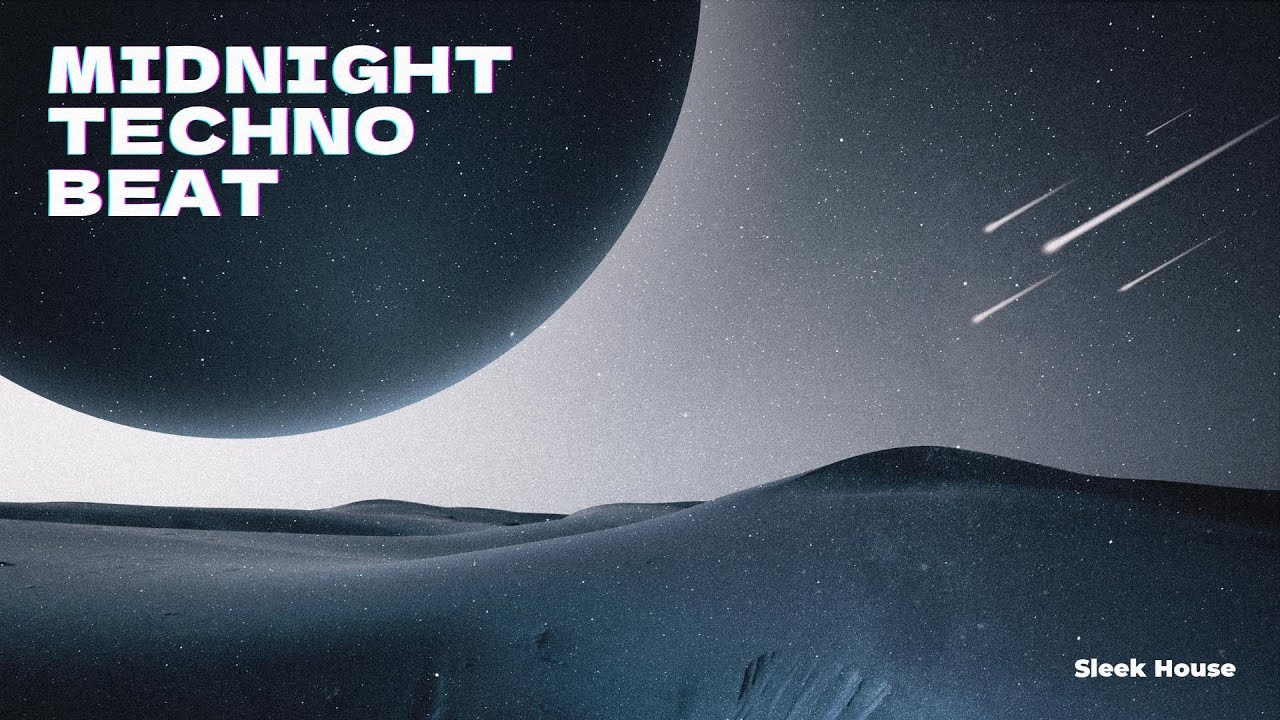 Midnight Techno Beat 🌌 - Royalty Free | 3H Minimal BGM | Deep Flow Instrumental