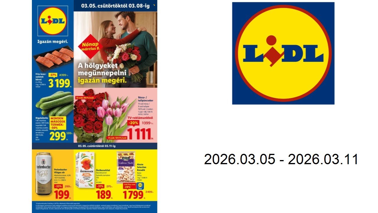 Lidl akciós újság - 2026.03.05 - 2026.03.11