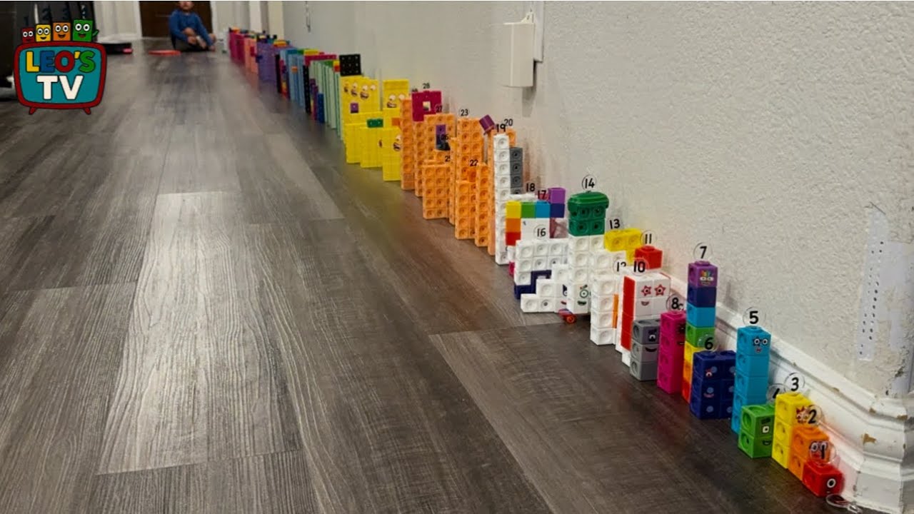 NumberBlocks Domino Chain Reaction  | |  Leo’s Tv