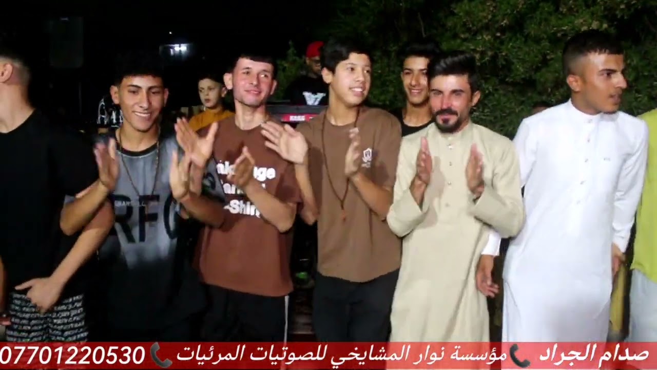 اسمع الجديد كله ارتجالي من الفنان صدام الجراد والمايسترو سيمو في حنة محمود الغزي ونكله الف مبروك 