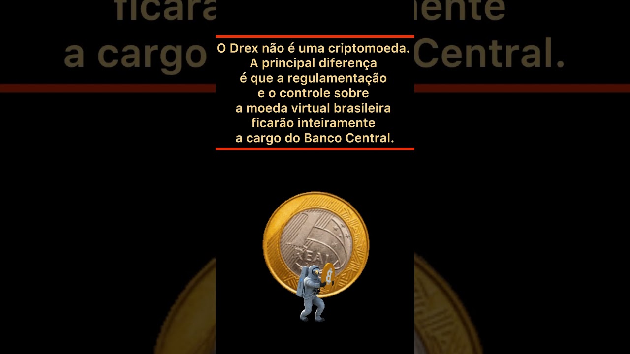 DREX A NOVA MOEDA DIGITAL DO BANCO CENTRAL DO BRASIL #bilion&aacute;rios #bitcoin #bolsadevalores #drex