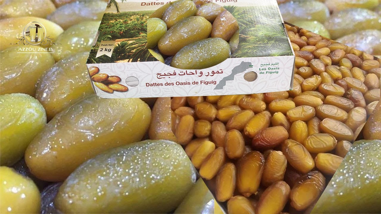 أزيزا من بين أجود تمور العالم🌴 بواحة فجيج المغرب جواهر الواحة المخفية l'or de dattes 🌴d'oasis Figuig