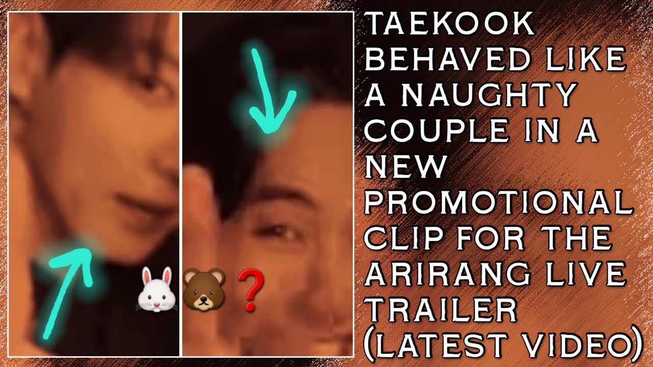 О боже!😱💋Тэкук вели себя как озорная парочка в новом рекламном ролике к трейлеру Arirang Live.