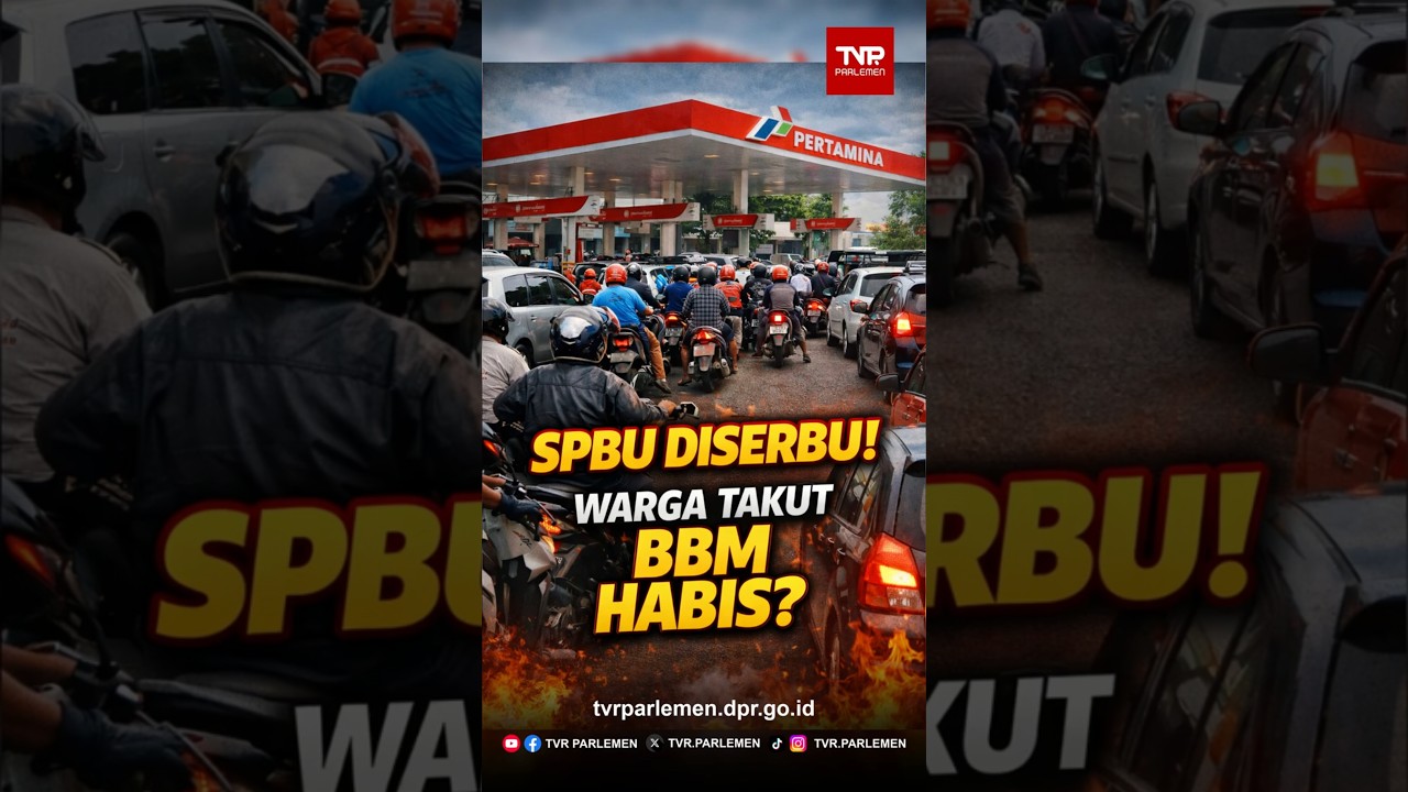 SPBU Diserbu! Warga Takut BBM Habis?