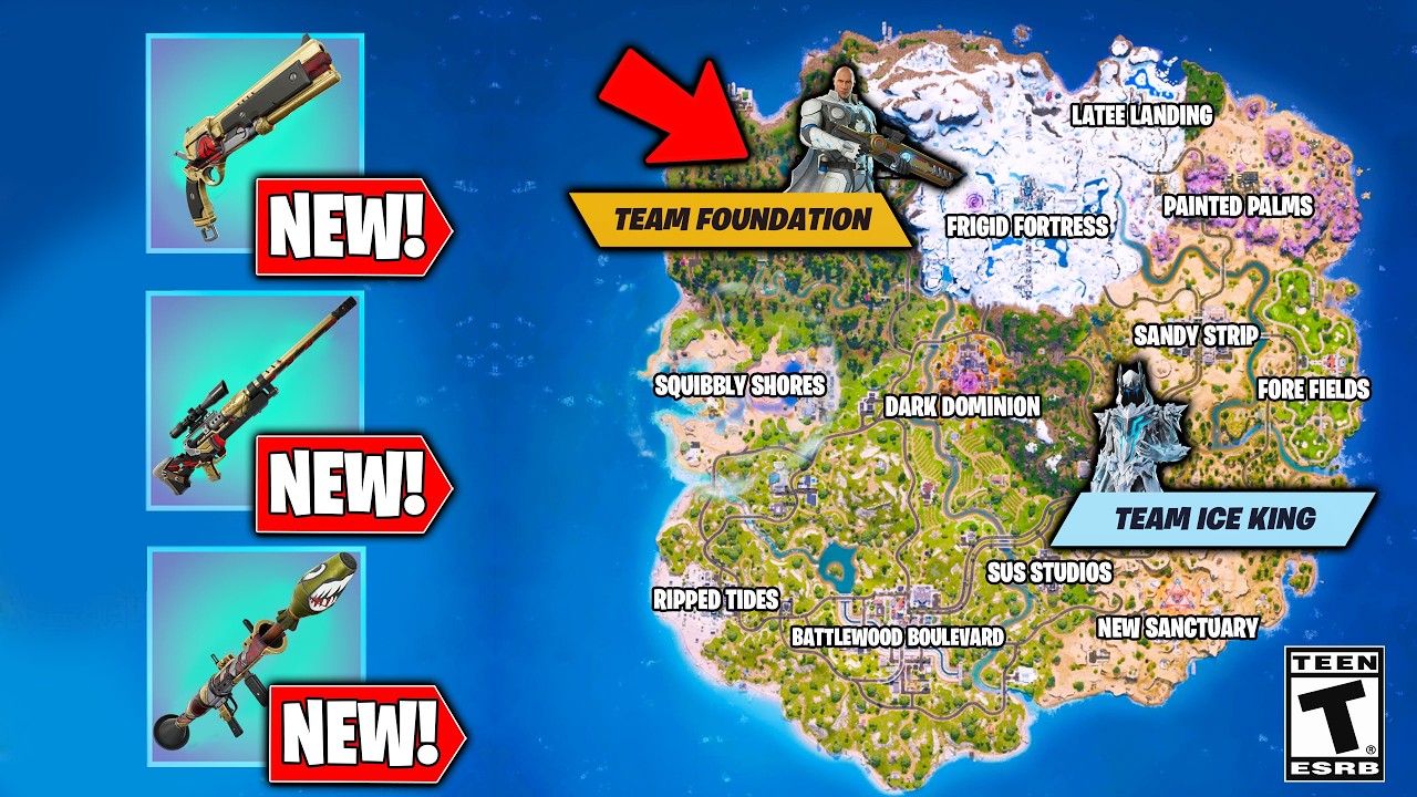 The NEW FORTNITE SEASON 2 Update! (New Map, Exotics & Rivals)