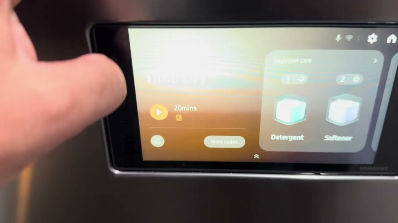 Samsung Bespoke AI Washer/Dryer Combo- Detergent drawer refill.