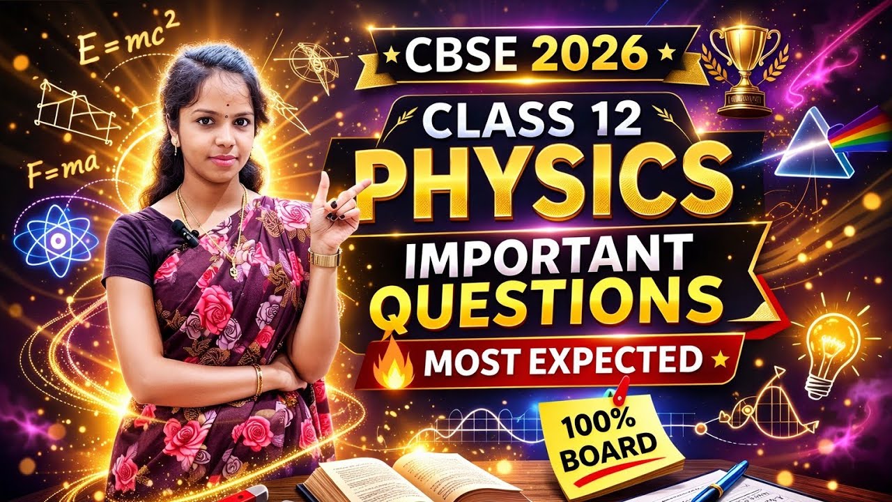 Class 12 Physics CBSE Important questions 2026 #importantquestions #exam #physics #cbse 