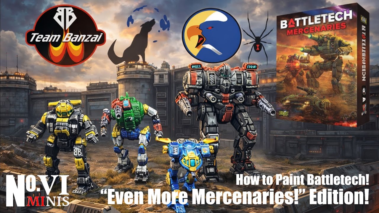 How to Paint Even More Battletech Mercenaries!