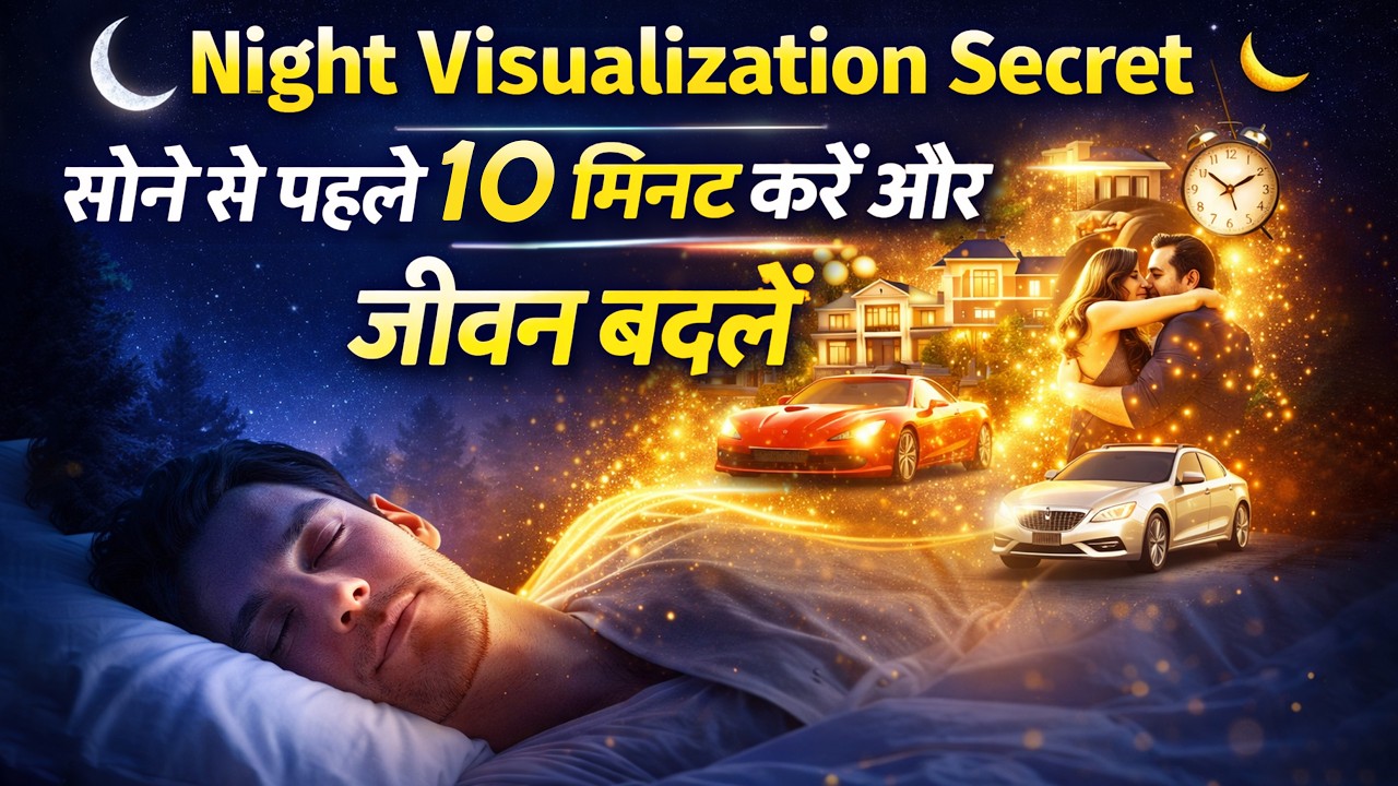 Night Visualization Secret 🌙 | सोने से पहले 5 मिनट करें और जीवन बदलें
