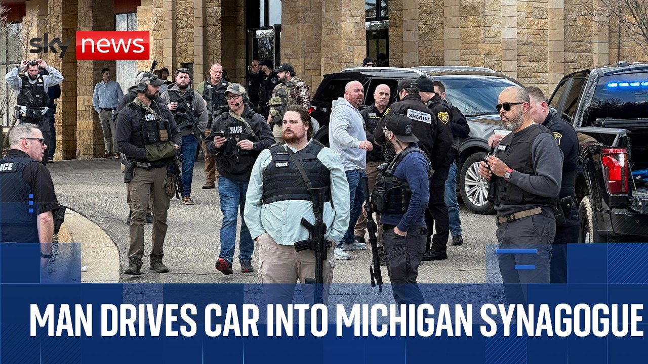 Police respond to report of active shooter at synagogue in Michigan