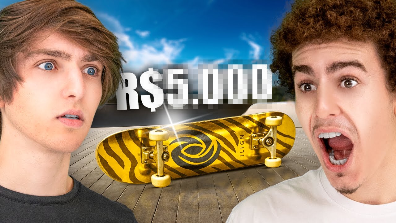 ROL&Eacute; COM O MELHOR SKATE DO MUNDO