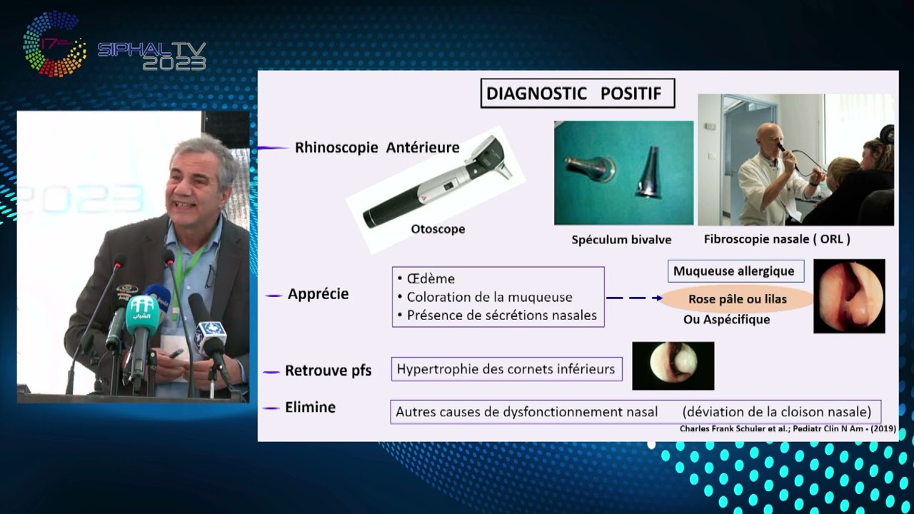 SIPHAL 2023 : Rhinite allergique chez l'enfant, diagnostic et prise en charge - Pr. BOUFERSAOUI