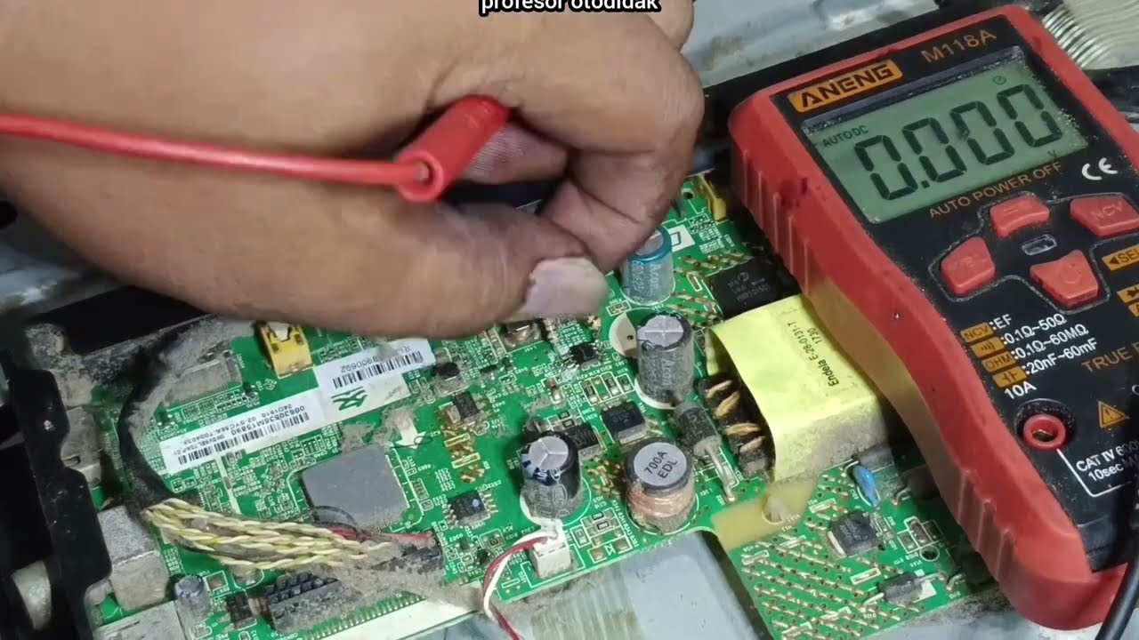 MUDAH!! Cara Perbaiki TV LED Panasonic Nyala Sebentar Kemudian Mati (lumpuhkan pin protek