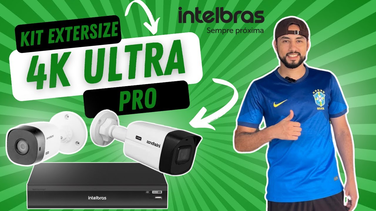 kit cameras intelbras 4k extersize ultra pro melhor sistema intelbras