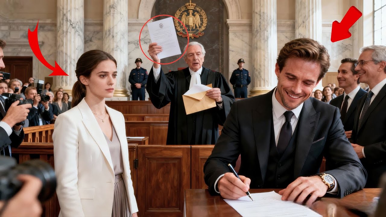 He Smirked While Signing The Divorce Papers—Until The Judge Read The Hidden Will Aloud