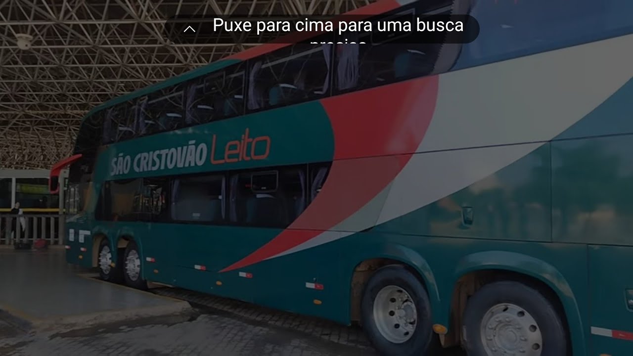 Gigante da empresa  são Cristóvão no terminal rodoviário de Patos de Minas!