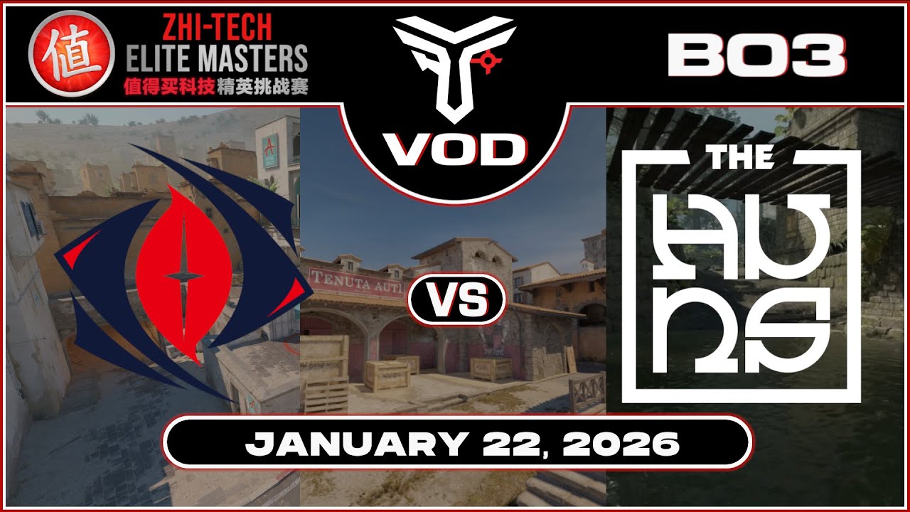 Morningstar vs The Huns | Zhi-Tech Elite Masters 2026 | #BO3 | @TrottahCS [ #cs2 #vod ]