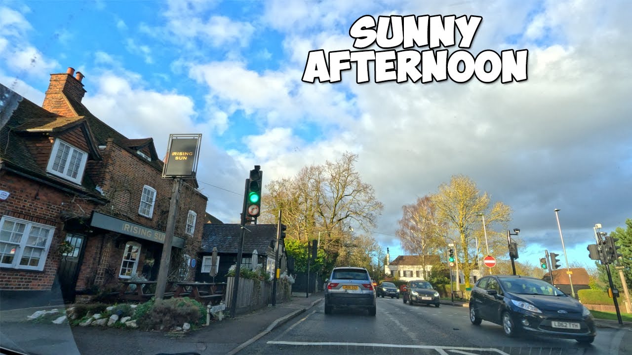 Exploring the Sunny Streets: Harrow to Barnet Road Trip Adventure | United Kingdom | 4K UHD