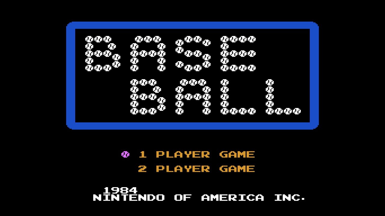 №039 ⚾ Baseball (NES, 1983)