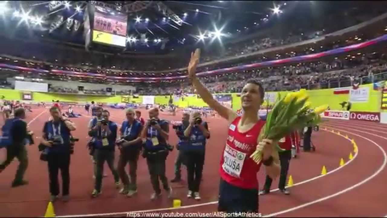 European Indoor Championships Prague - Jakub Holusa 3.37.68 (NR) - Men's 1500 Metres Final
