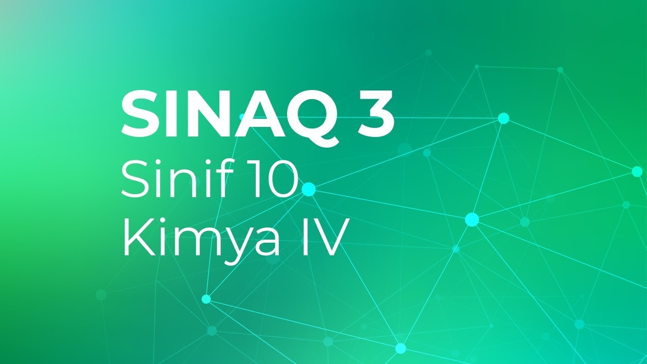 Kimya IV qrup 10-cu sinif  Güvən Sınaq 3 Qrup fənləri üzrə