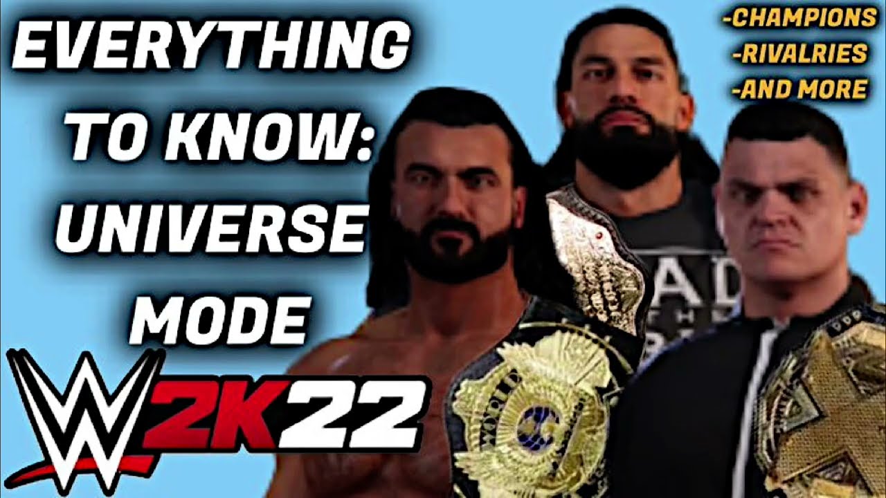 Everything To Know About My WWE 2K22 Universe Mode - Champions, Rivalries & More