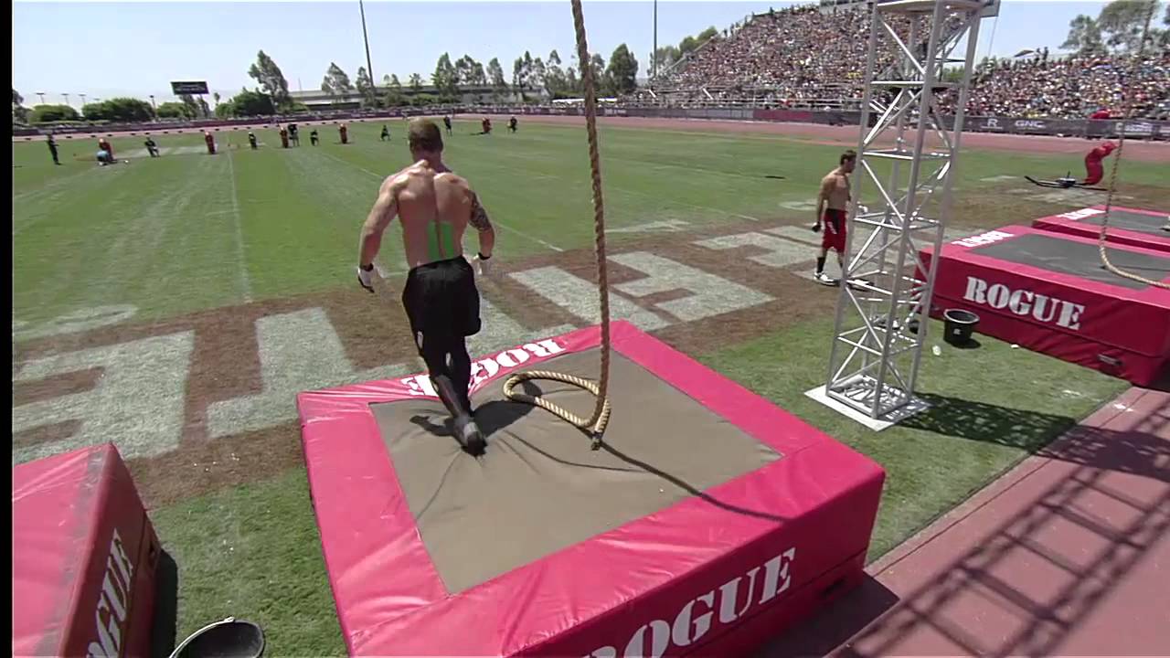 2012 CrossFit Games - Sprint/Rope-Sled: Men, Heat 1