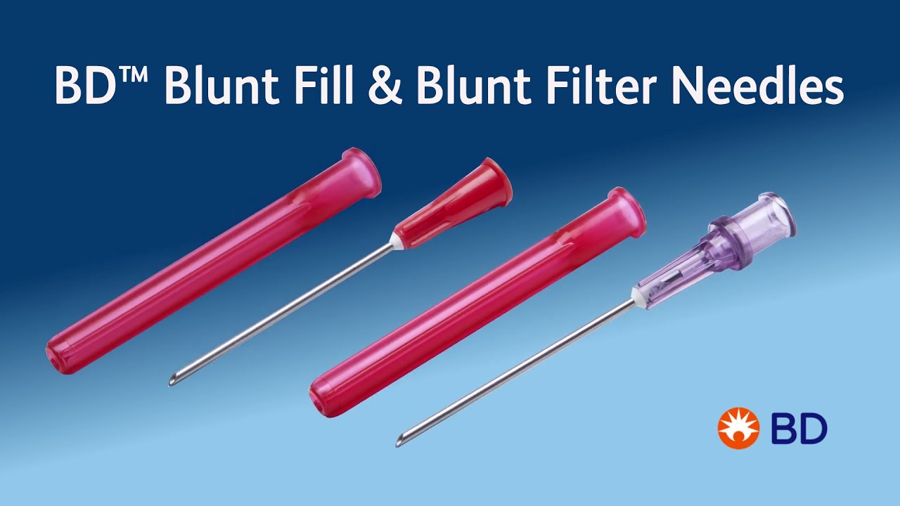 BD&trade; Blunt Fill and Blunt Filter Needle instructional video