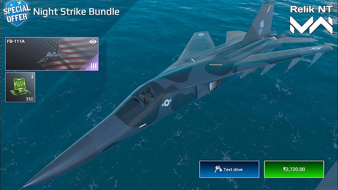 Night Strike Bundle - FB-111A New Strike Fighter Damage Test | Test Drive - Modern Warships