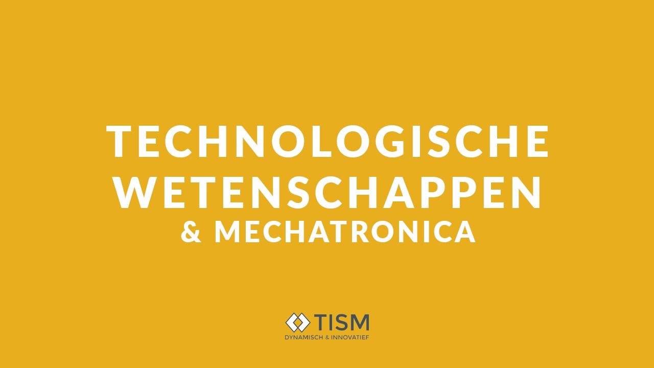 TISM | 2de graad | Technologische Wetenschappen & Mechatronica