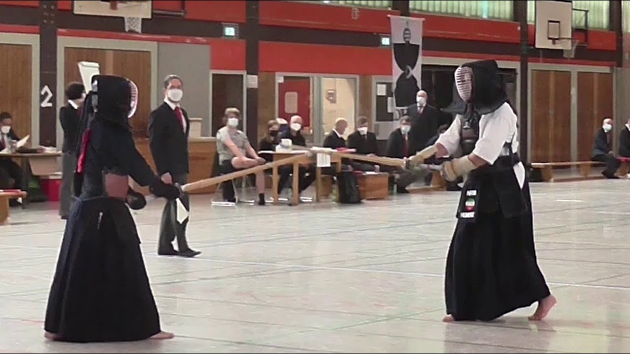 Deutsche Kendo Mannschaftsmeisterschaft (DMMF) 2021 - Halbfinale Frauen - NRW vs Bayern