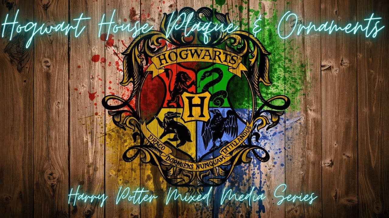 Harry Potter Ornaments & House Plaques-Harry Potter Mixed Media Series