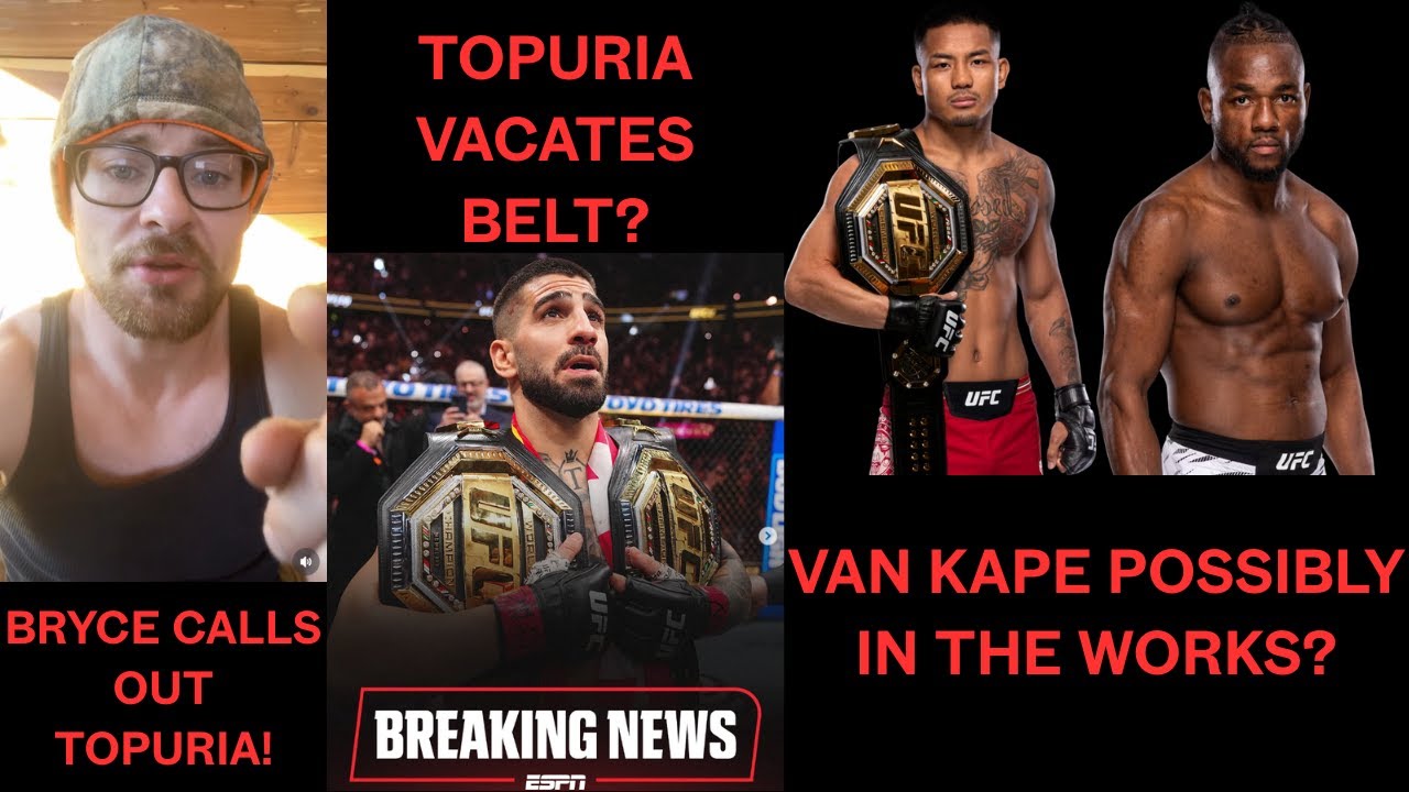 ILIA TOPURIA TO VACATE BELT? MITCHELL CALLS HIM OUT! TOM ASPINALL TO BOXING? AND MORE MMA NEWS