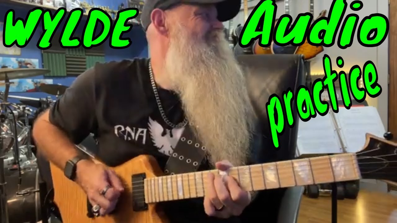 Gimme all your loving Solo Notes on Wylde Audio Blood Eagle Raw top.