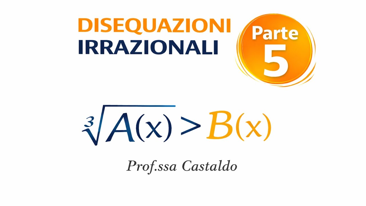 Disequazioni irrazionali con indice di radice dispari - parte 5