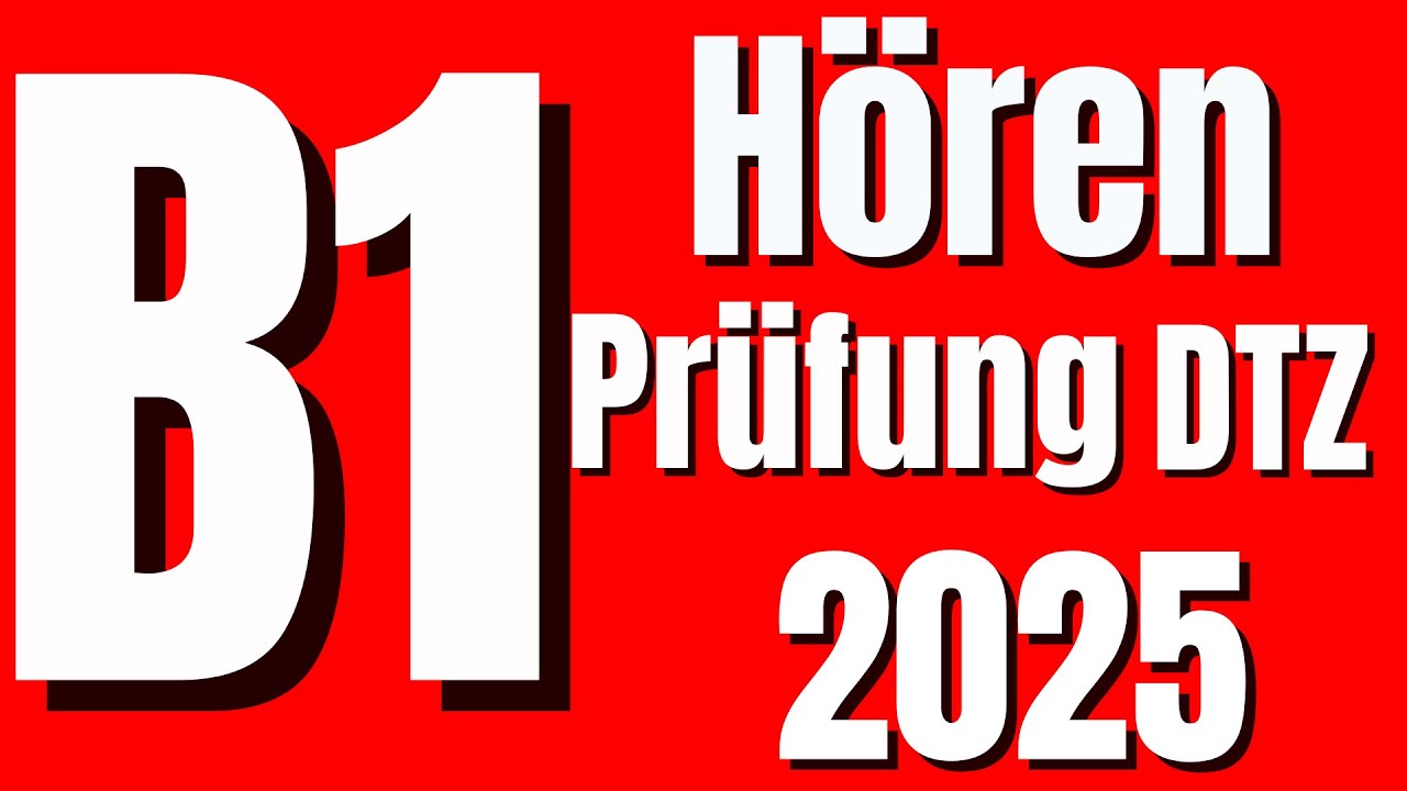 ✅✅Hören B1 | Modelltest 2025 | Übung mit Lösungen #| Deutsch DTZ