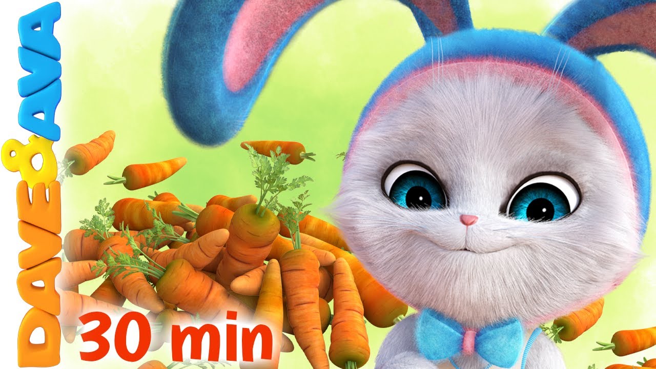🤪 Oh, John the Rabbit and More Nursery Rhymes & Baby Songs | Kids Songs by Dave and Ava 🤪