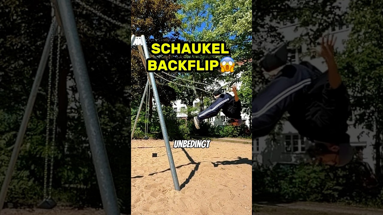 Backflip von der Schaukel #tipps