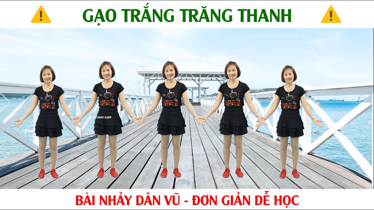 BÀI NHẢY " GẠO TRẮNG TRĂNG THANH " Học nhảy Dân Vũ - Nga Bùi Việt Hồng