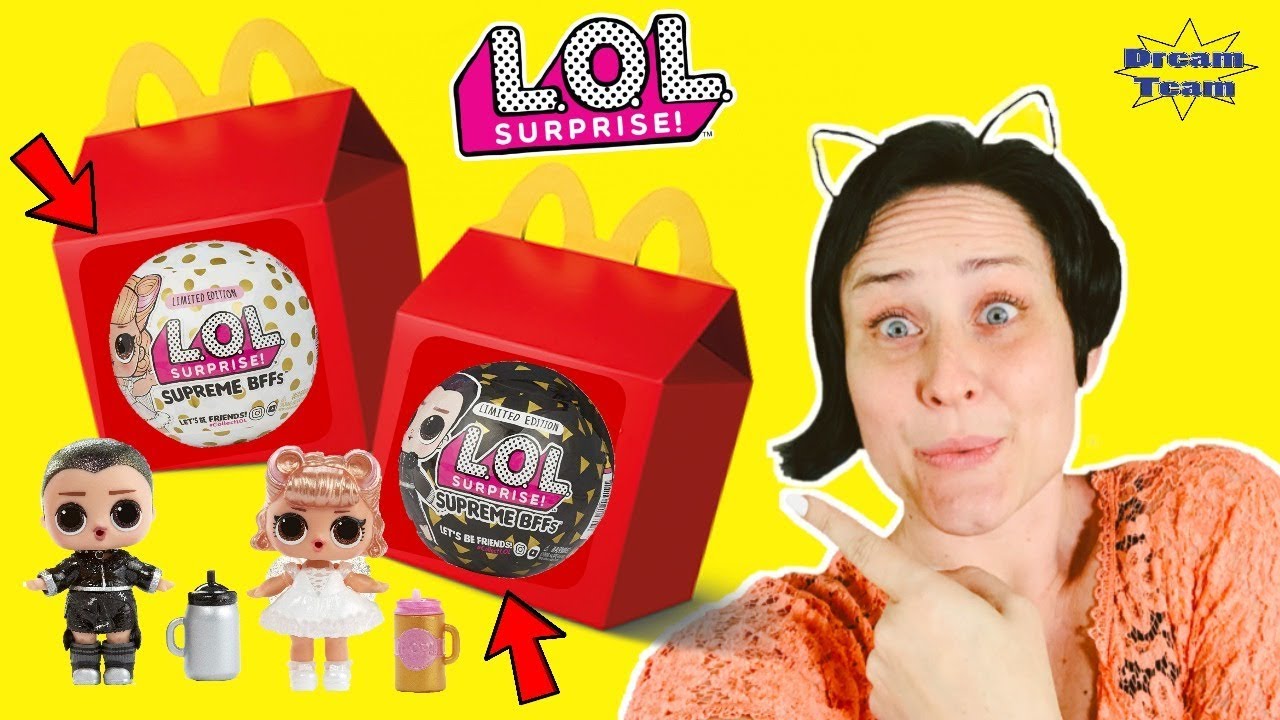LOL Surprise Supreme BFF's Custom McDonald's Happy Meals! NEW LOL Surprise Dolls