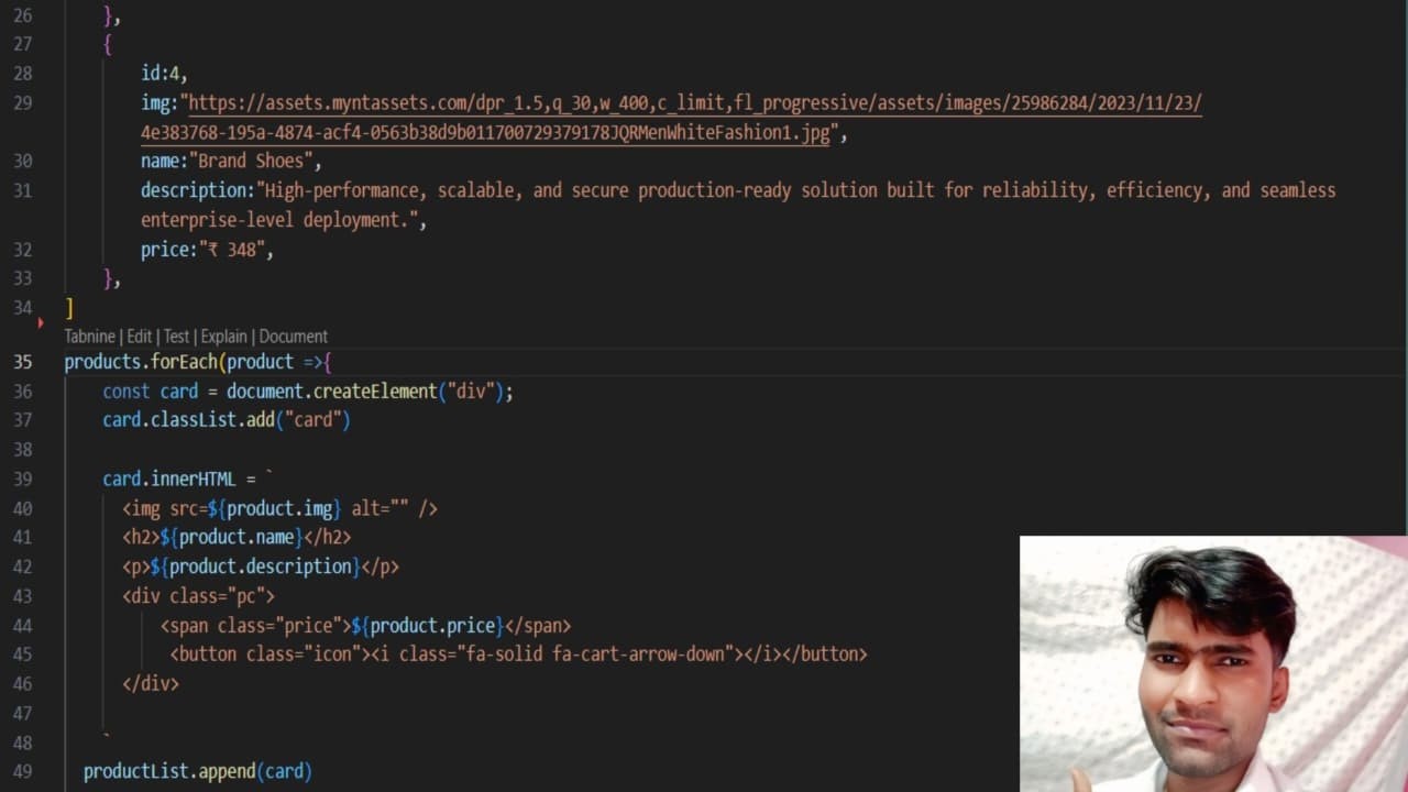 🔴Live  Building a Ecommerce Website from Scratch  Using HTML CSS & JavaScript | Day 03