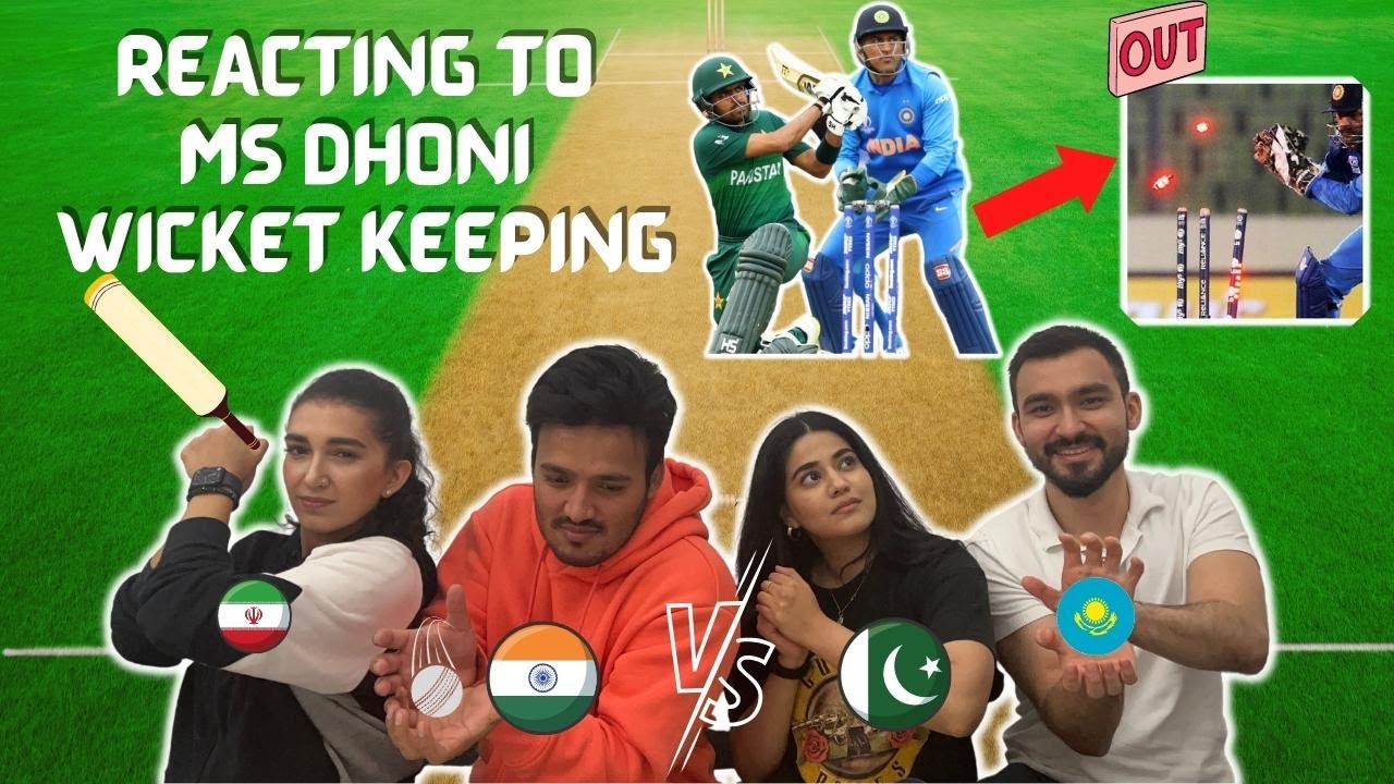 Reacting to MS Dhoni's INSANE Wicket Keeping Skills!! | MSD | Foreigners React | World Boss Dhamaka