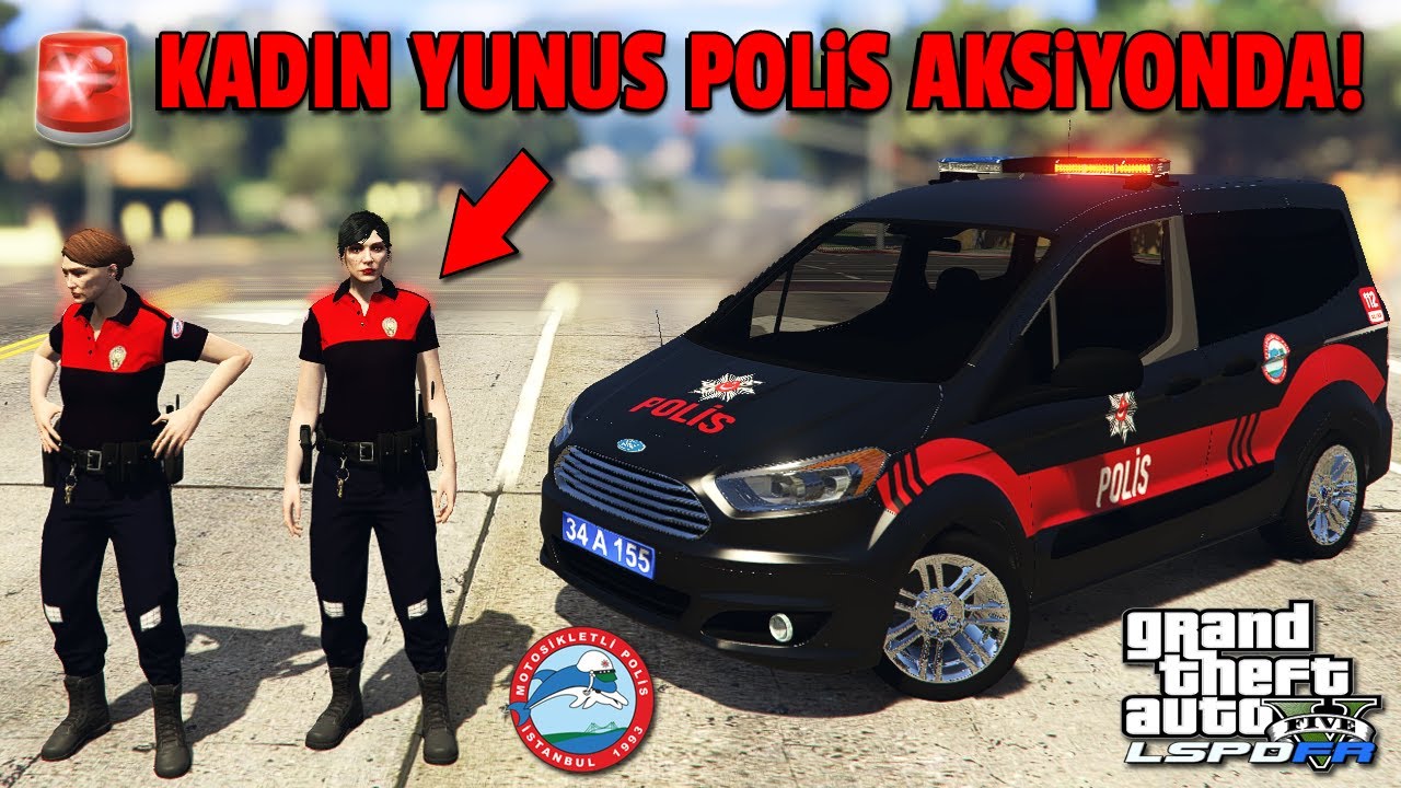 KADIN YUNUS POLİS ŞEHİR TURUNDA! 🚨 GTA 5 LSPDFR Roleplay Türkçe #10