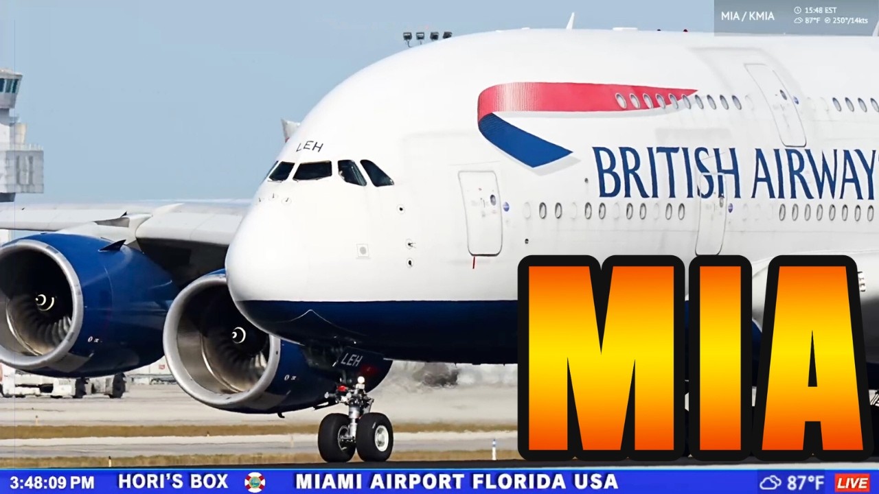 🔴  LIVE | MIA Plane Spotting at Miami International Airport  | February 22, 2026