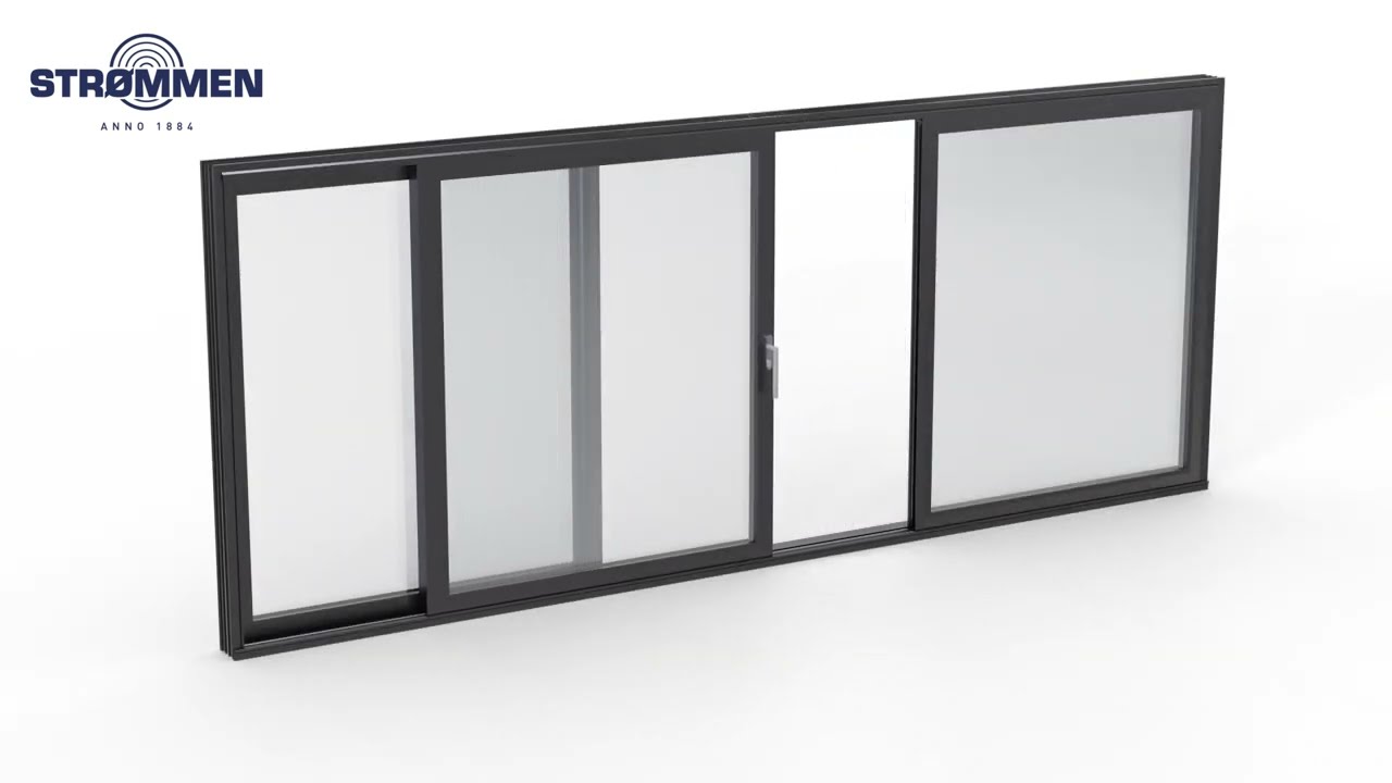 Aluminium Sliding Patio Doors | Up to 10 meters wide | Str&oslash;mmen Group