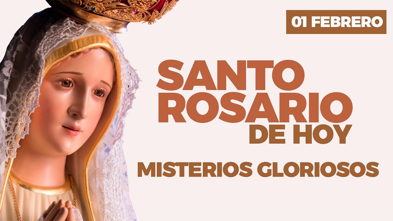 EN VIVO🔴Santo Rosario de Hoy Misterios Gloriosos 01 de Febrero 2026 PadreOscarDeLaVega