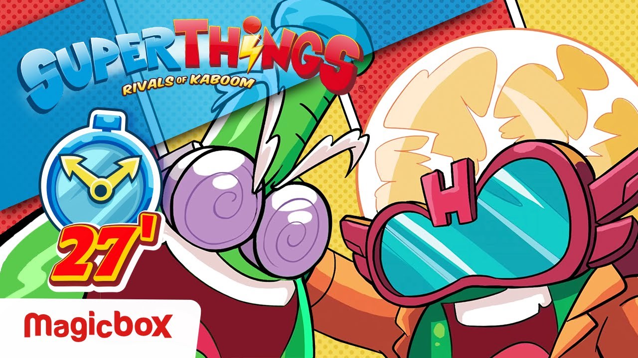 ⚡SUPERTHINGS EPISODES⚡ Kaboom City's scientists: Professor K & Dr Volt 👨‍🔬 | CARTOON SERIES for KIDS